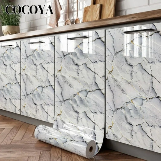 Marble Kitchen Peel and Stick Wallpaper Self-adhesive