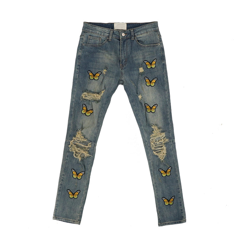 Butterfly Mens Fashion jeans