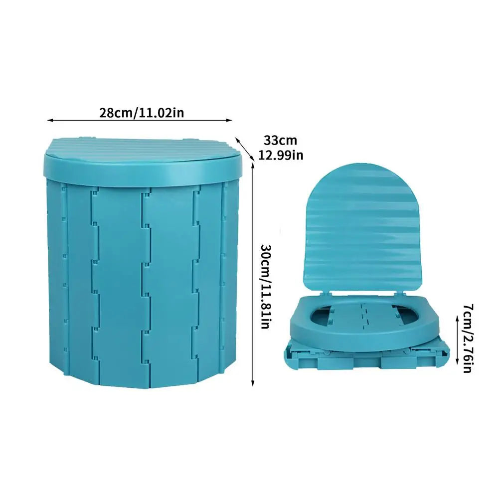 Portable Folding Toilet With Waterproof Travel  Vehicular Urinal