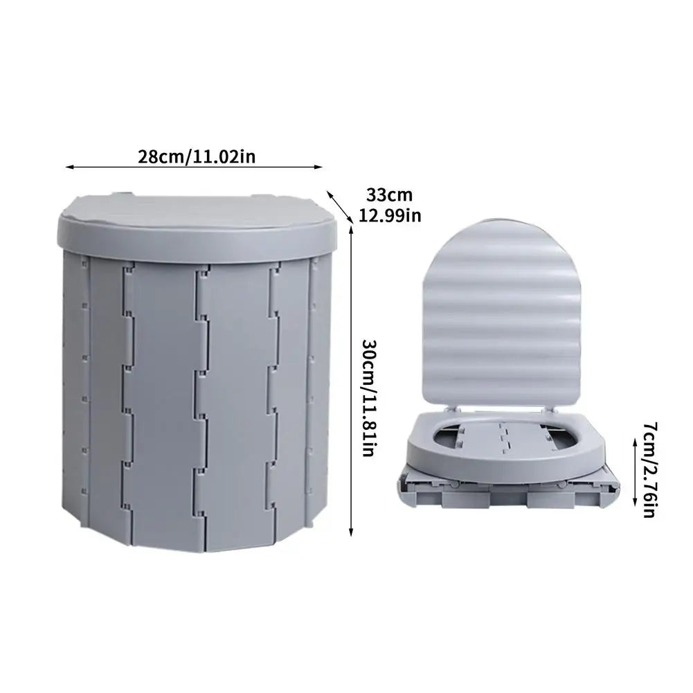 Portable Folding Toilet With Waterproof Travel  Vehicular Urinal