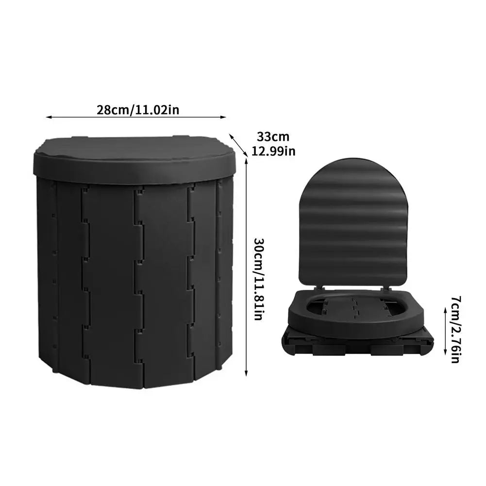 Portable Folding Toilet With Waterproof Travel  Vehicular Urinal