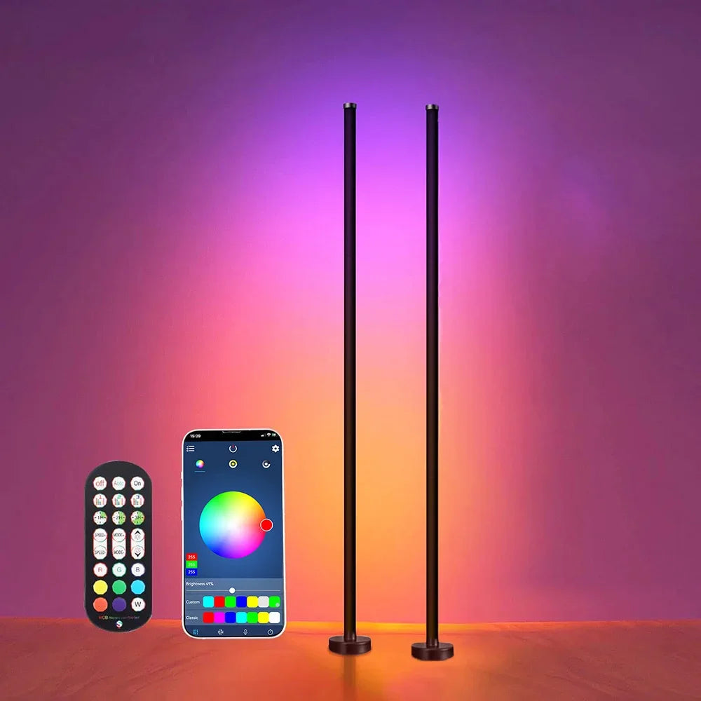 Smart LED Floor Lamp RGB Remote & APP Control Music