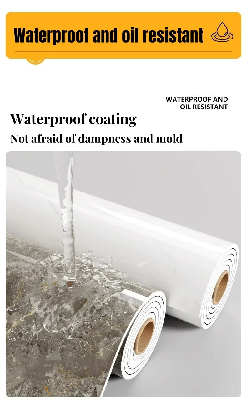 Thick Foam Marble  Peel Wall Stickers  Self Adhesive