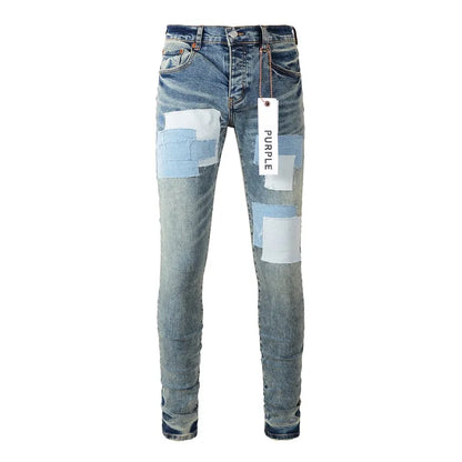 Men s jeans Brand high street patches