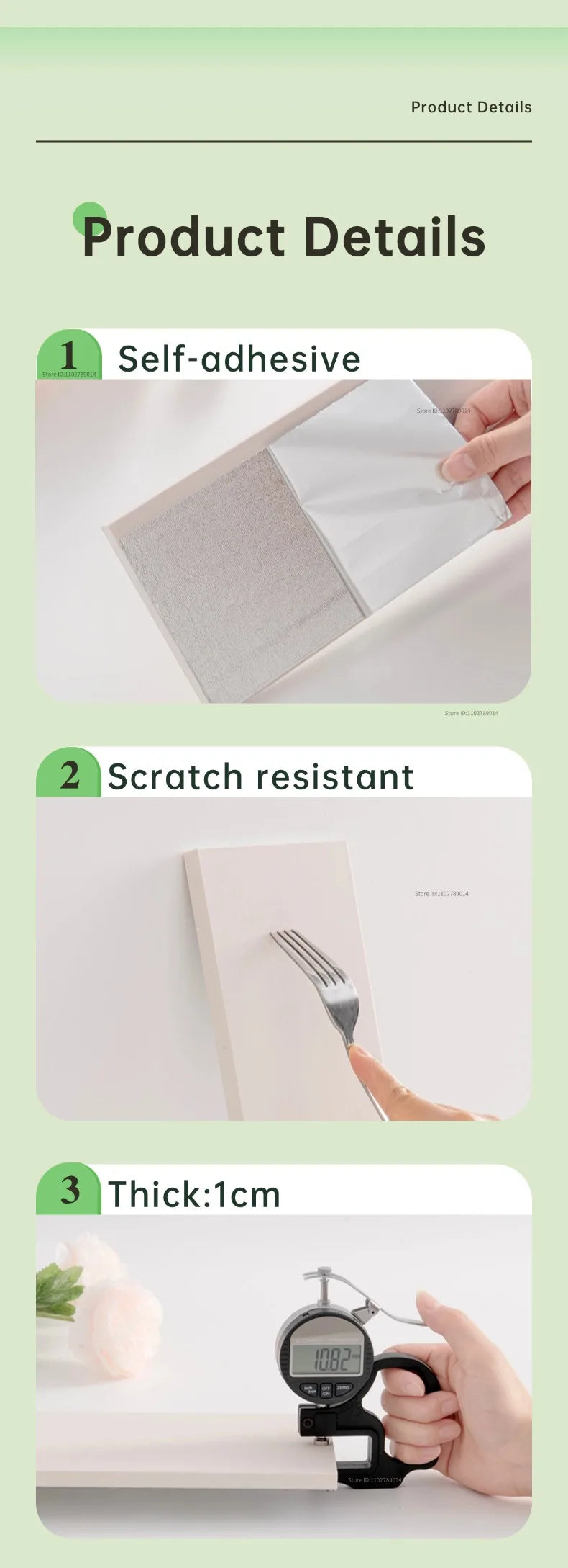 Wood Grain Peel and Stick Wall Stickers  Adhesive