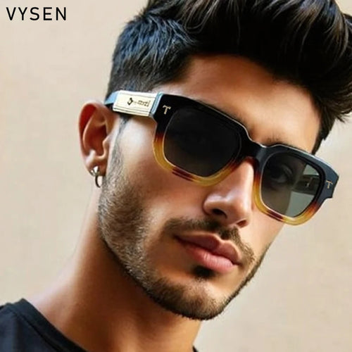 Vintage  Square Men Sunglasses