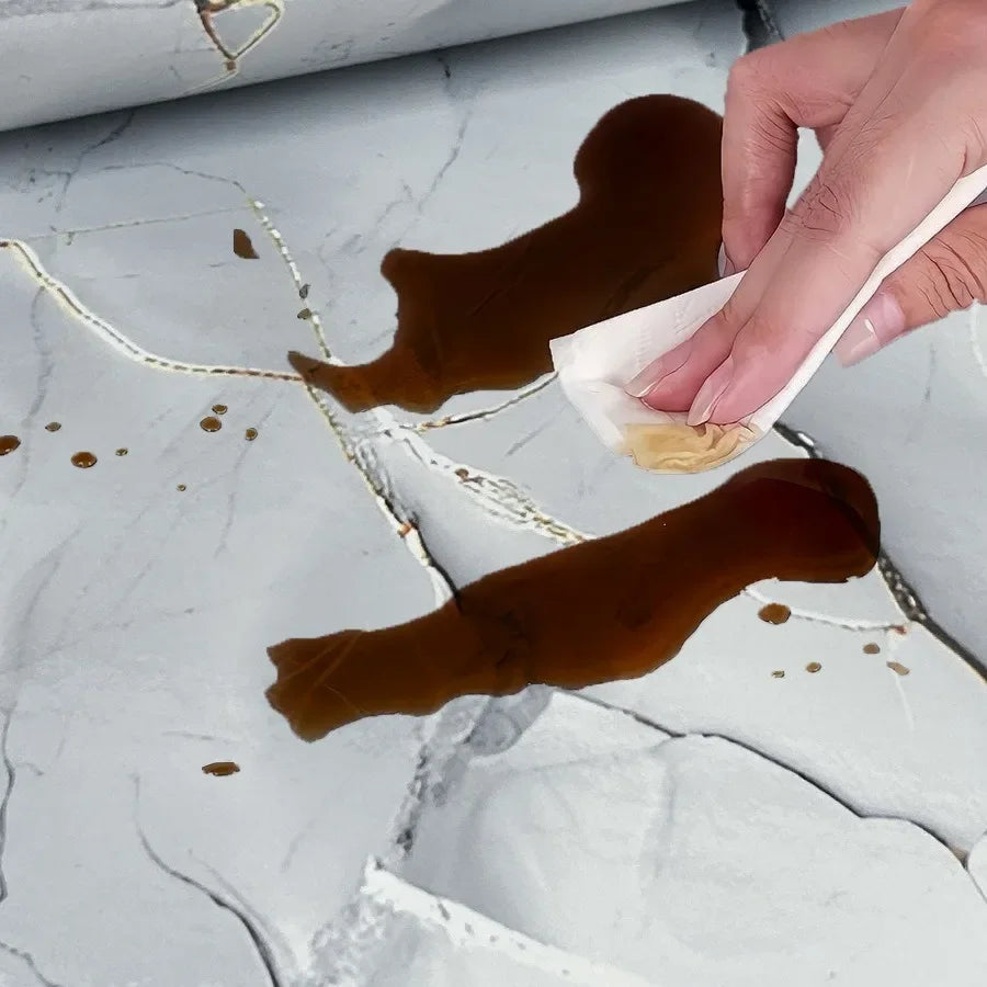 Marble Kitchen Peel and Stick Wallpaper Self-adhesive