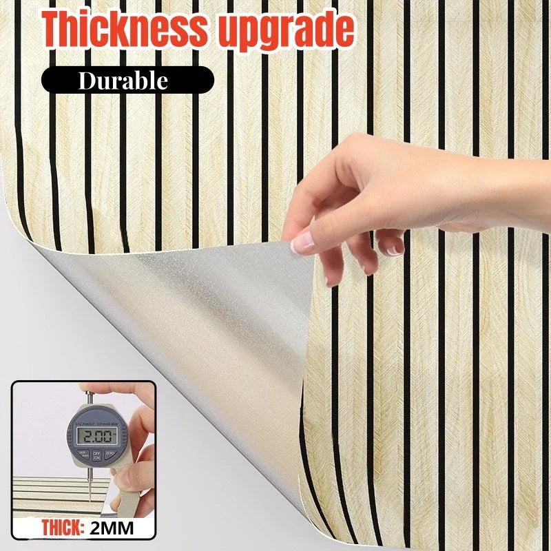 Wall Stickers Self Adhesive Grille wood grain