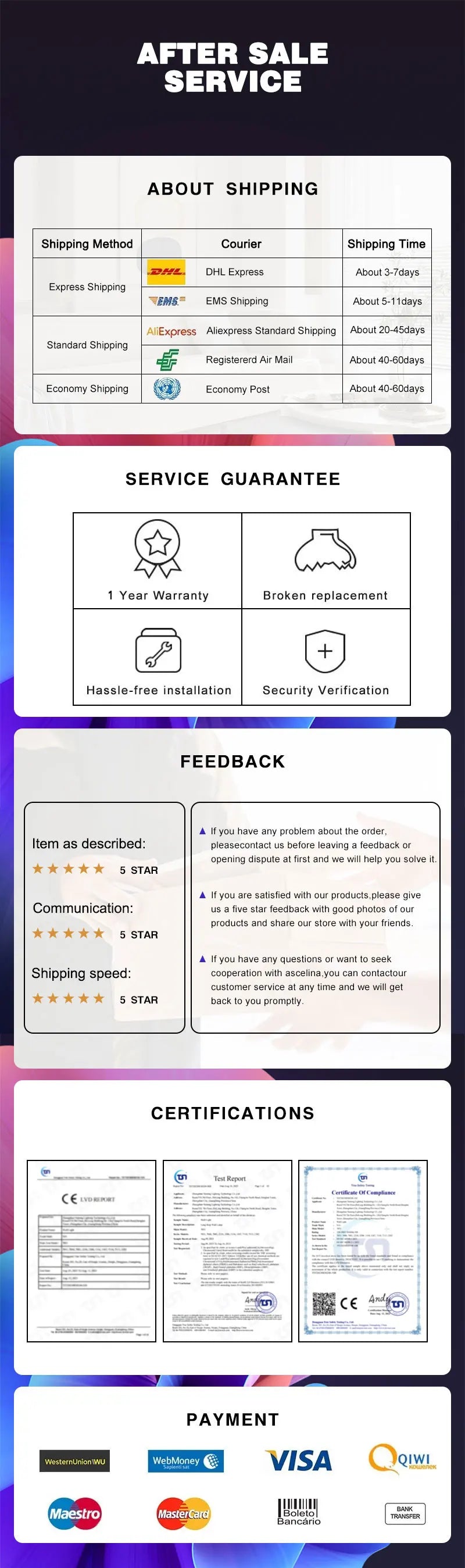 Wall Lamps for Bedside TV Background Gold Silver