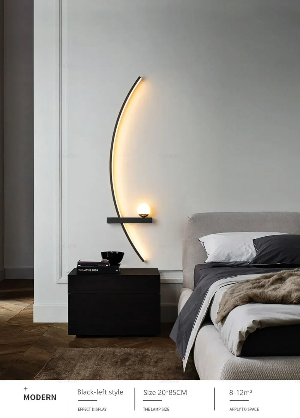 LED Wall Lamps Minimalist Stripes
