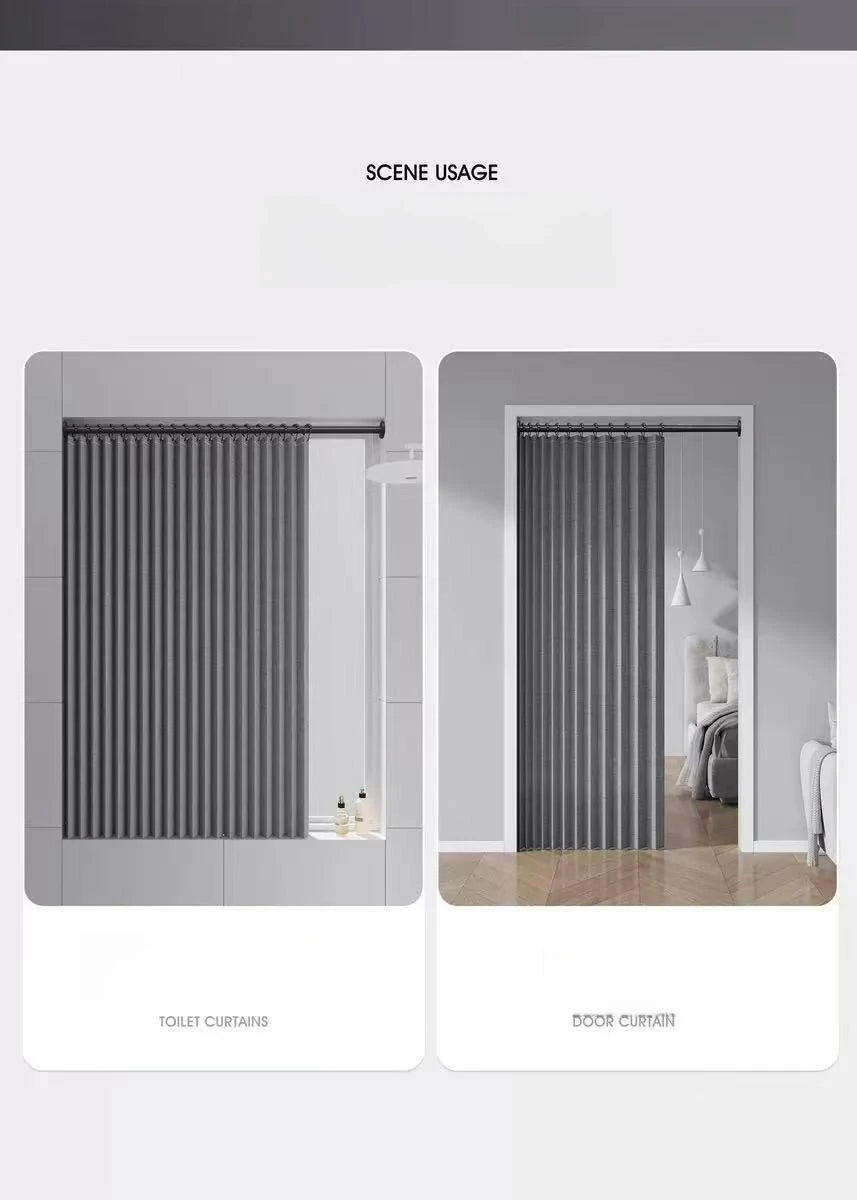 Shower Curtain Luxury Toilet Bathroom  Waterproof