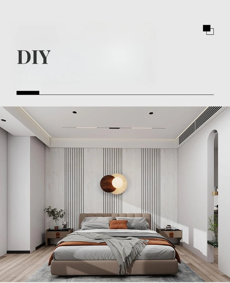 Half Grille Peel Adhesive Wallpaper Stripe 3D Thick