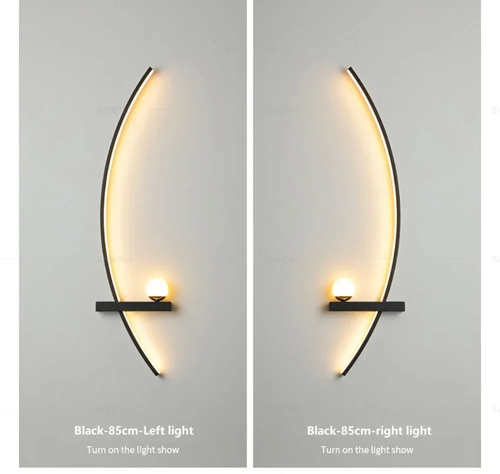 LED Wall Lamps Minimalist Stripes