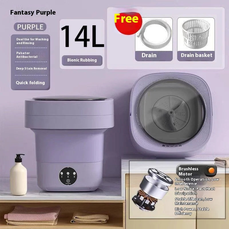 Portable Washing Machine,Spin Dryer For Socks Underwear Panties