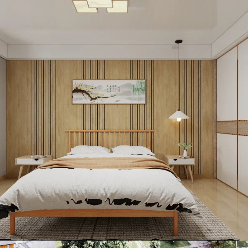 Half Grille Peel Adhesive Wallpaper Stripe 3D Thick