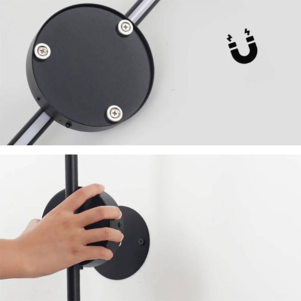 LED Rechargeable Wall Light 1PC 50CM  Wall Decor Lamp