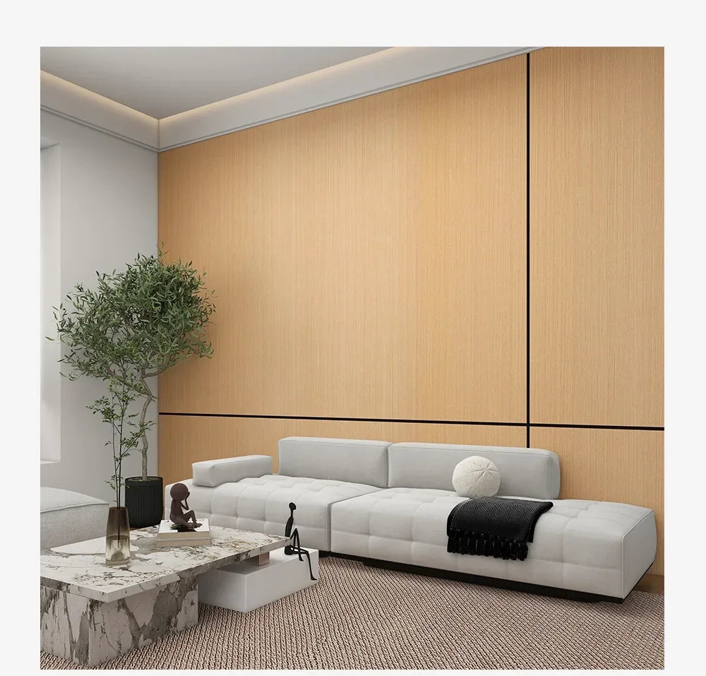 Wood grain Self Adhesive Wall Sticker Aluminum Film