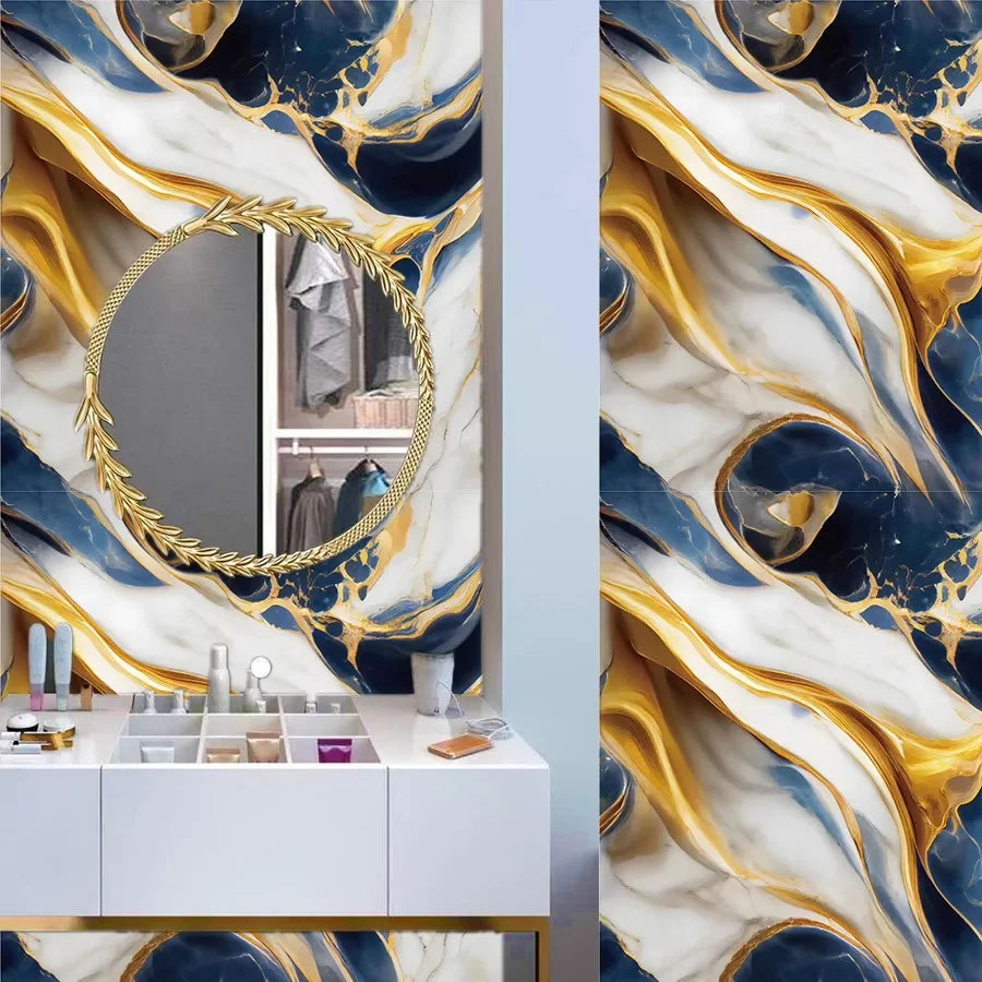 Marble Kitchen Peel and Stick Wallpaper Self-adhesive