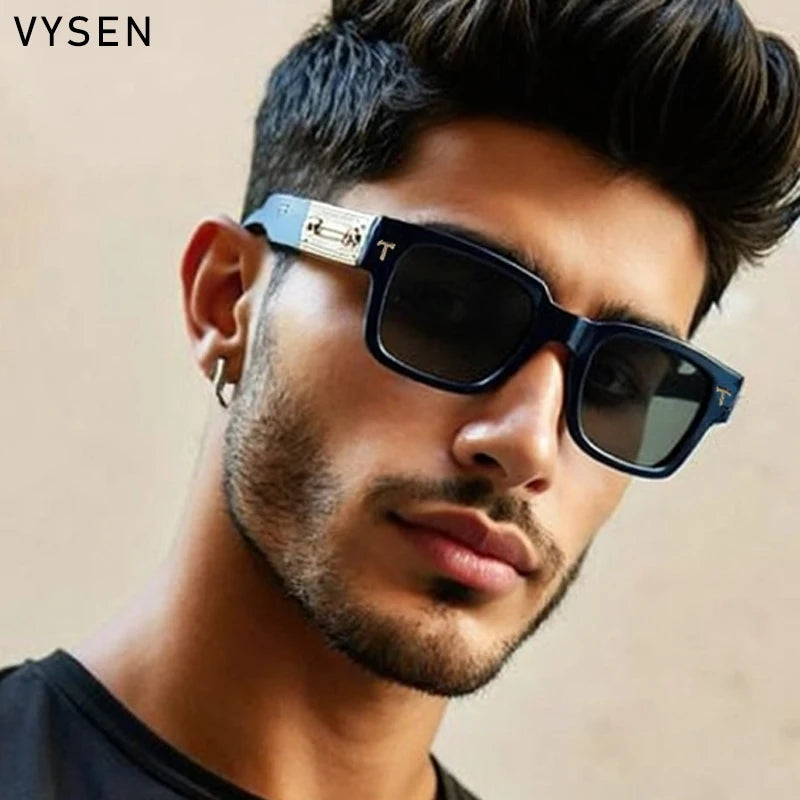 Vintage  Square Men Sunglasses