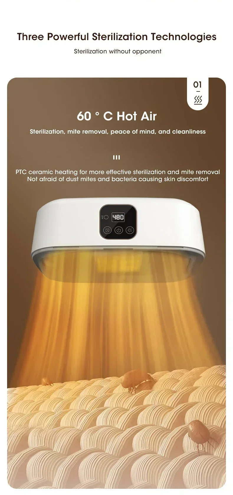 Mini Portable Dryer Foldable Electric