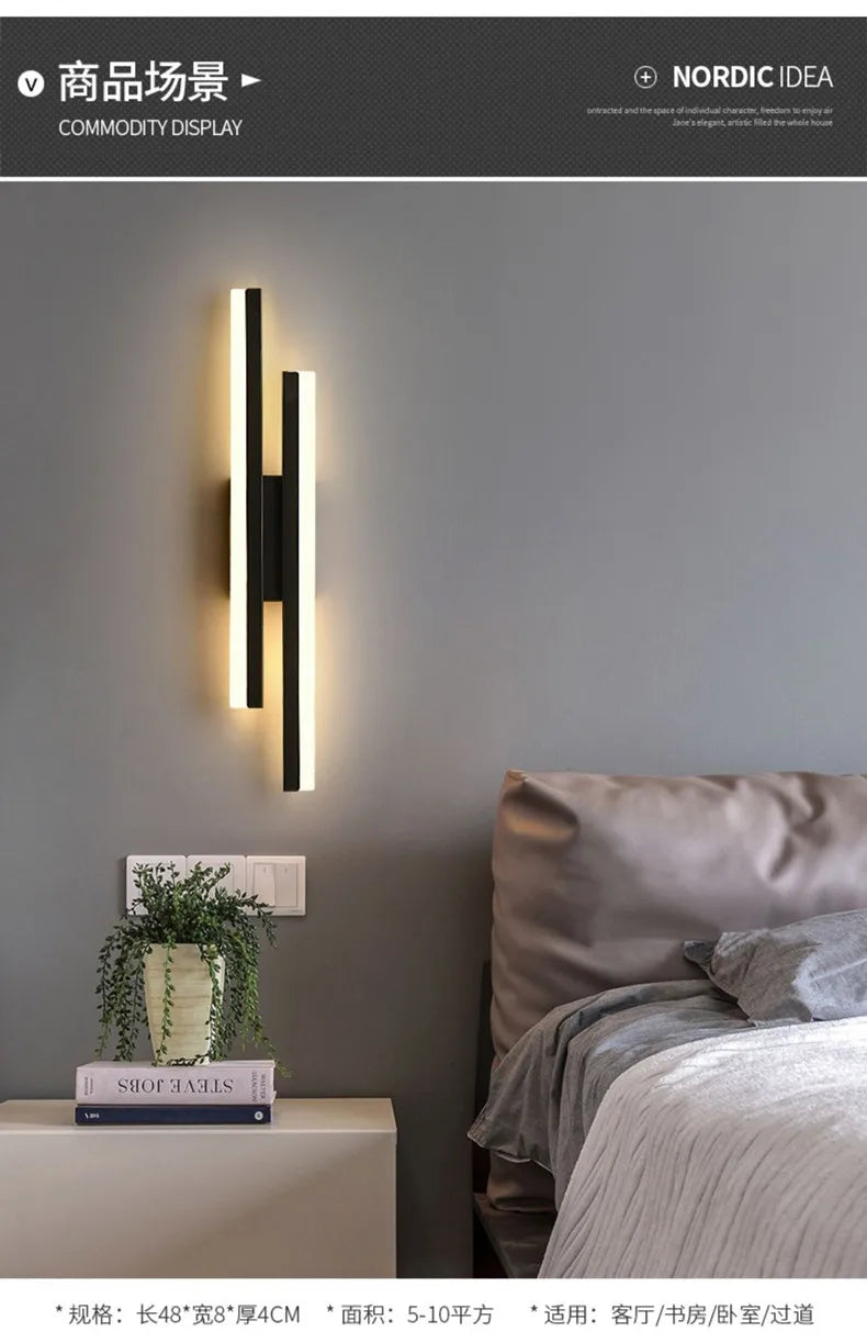 LED Bedroom Wall Lamp