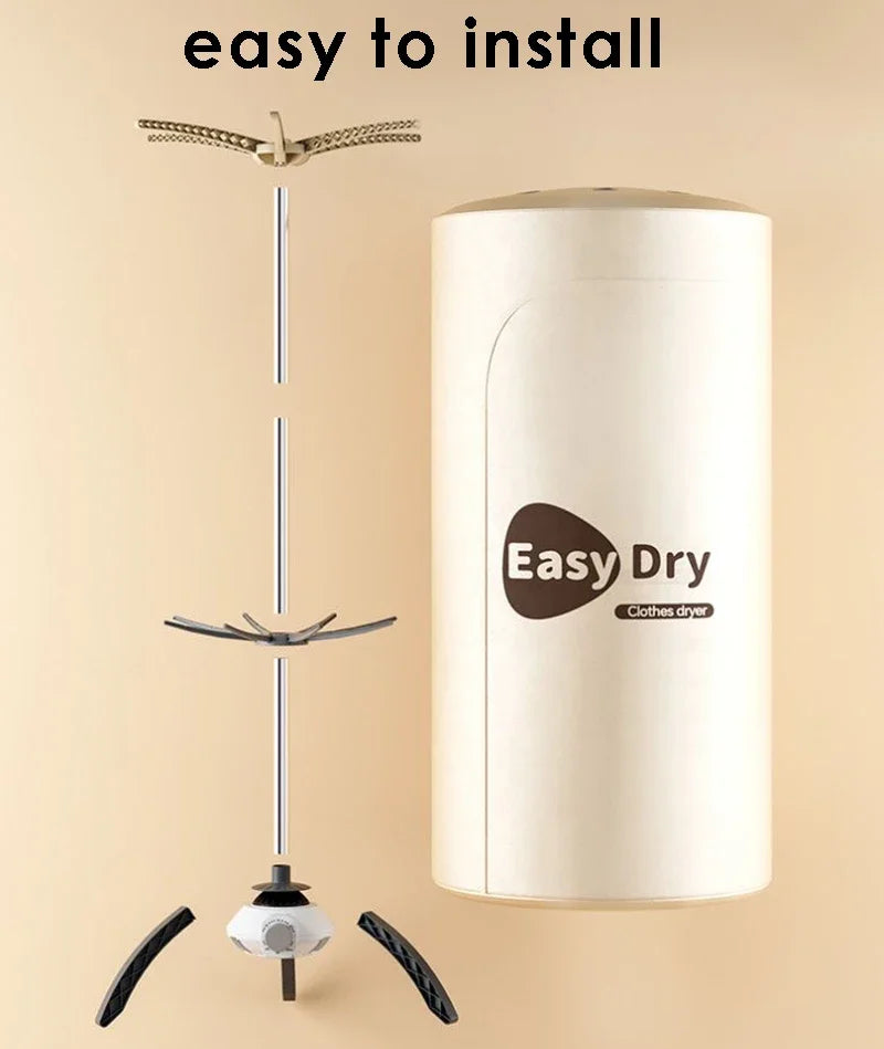 220V Electric Clothes Dryer Portable Stainless Steel