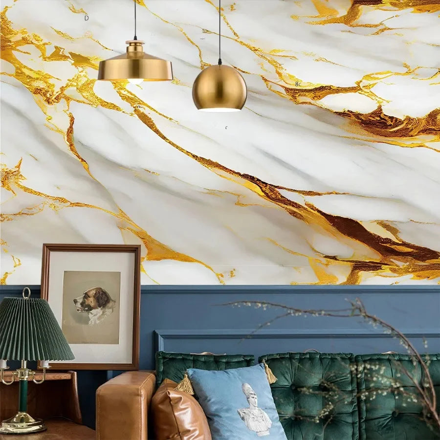 Marble Kitchen Peel and Stick Wallpaper Self-adhesive