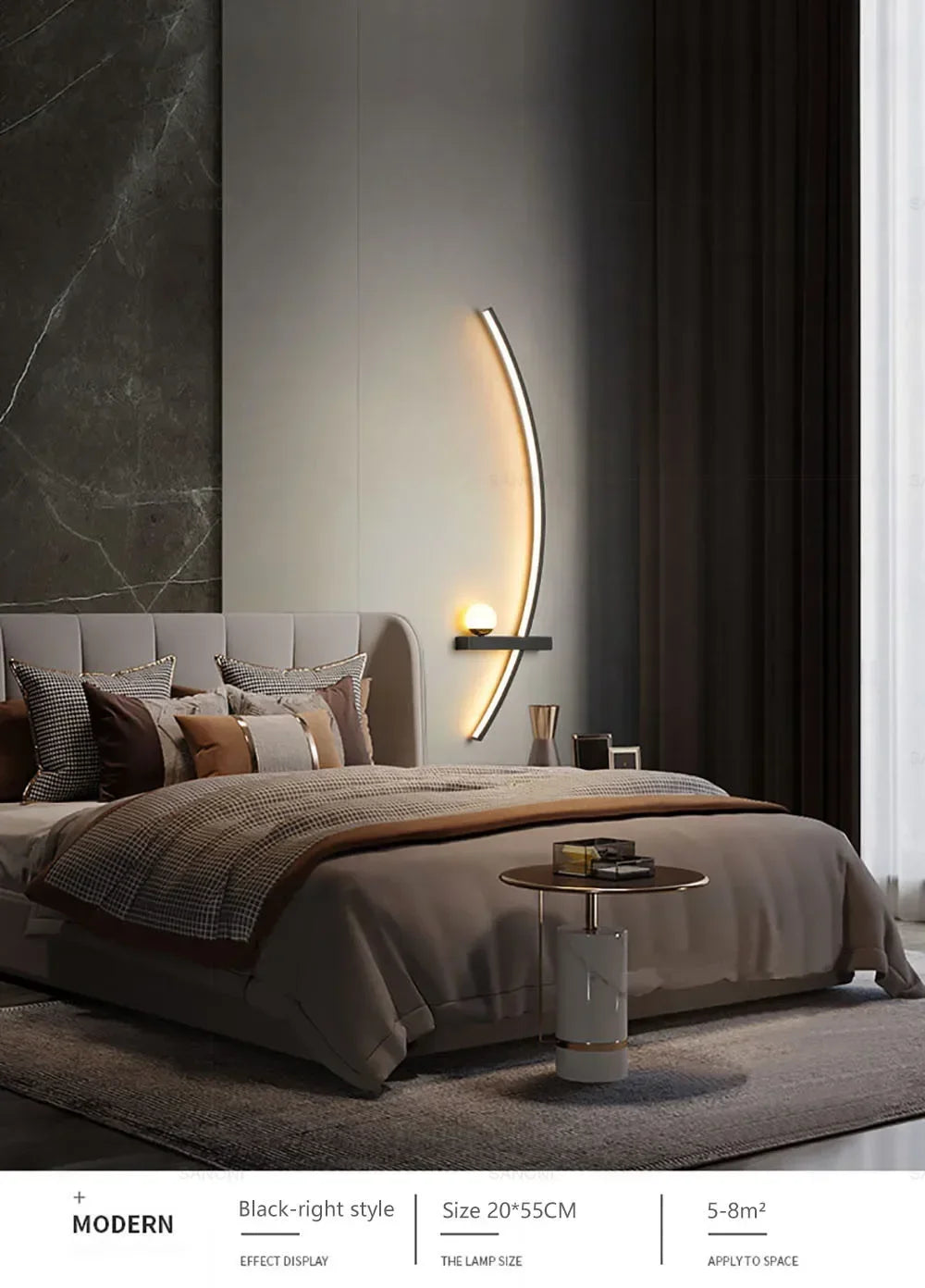 LED Wall Lamps Minimalist Stripes