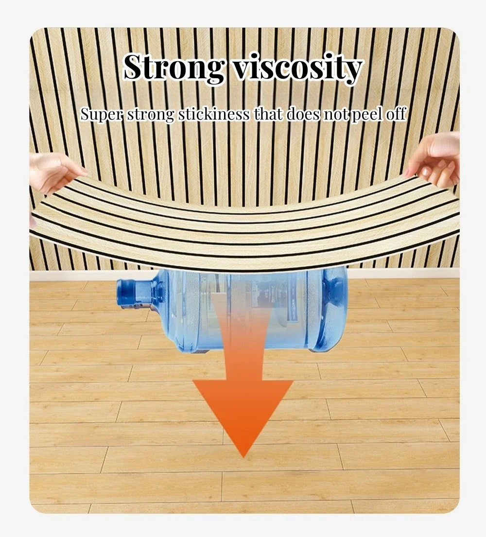 Wall Stickers Self Adhesive Grille wood grain