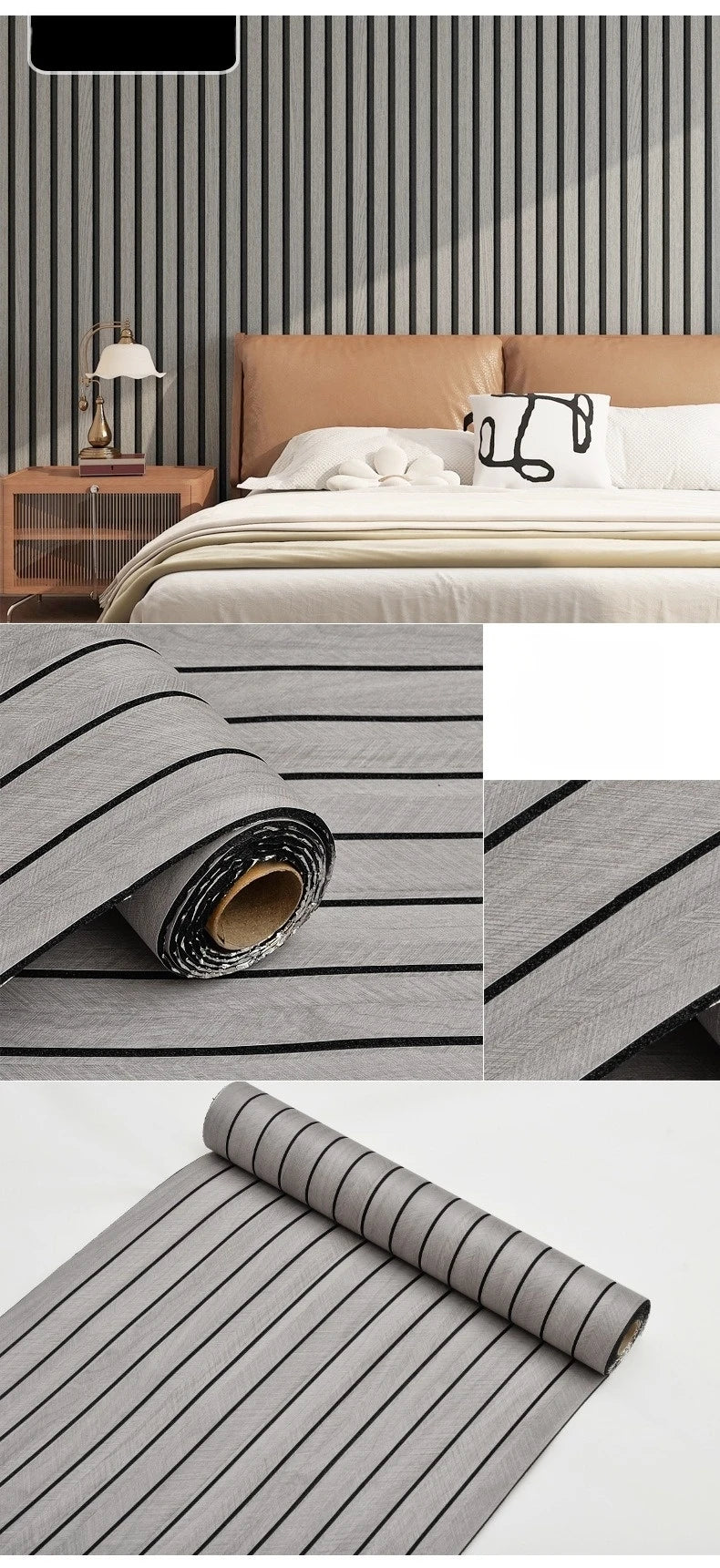 3D Faux Grille Peel and Stick Wallpaper