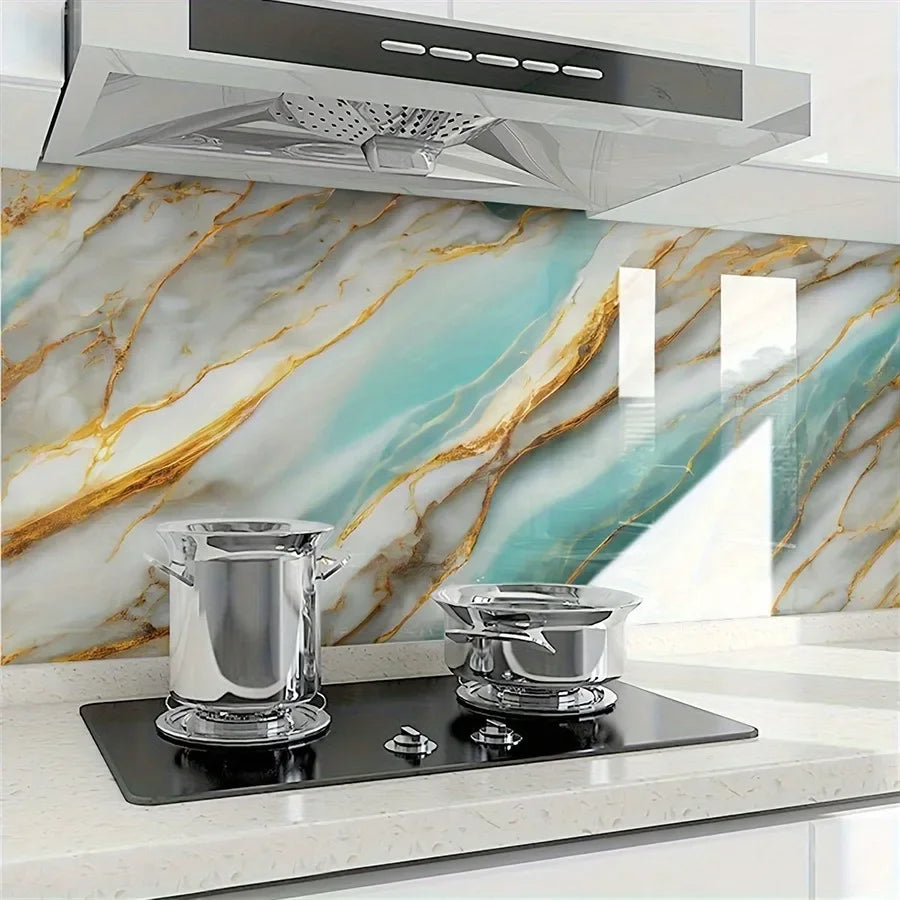 Marble Kitchen Peel and Stick Wallpaper Self-adhesive