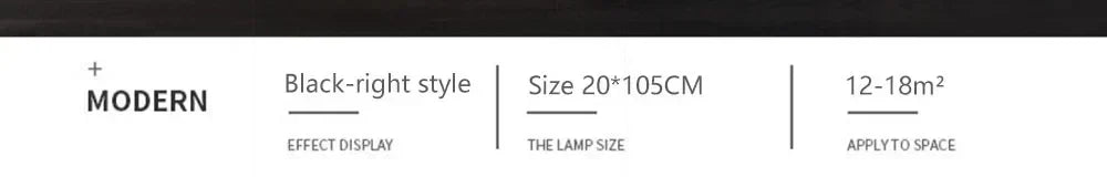 LED Wall Lamps Minimalist Stripes