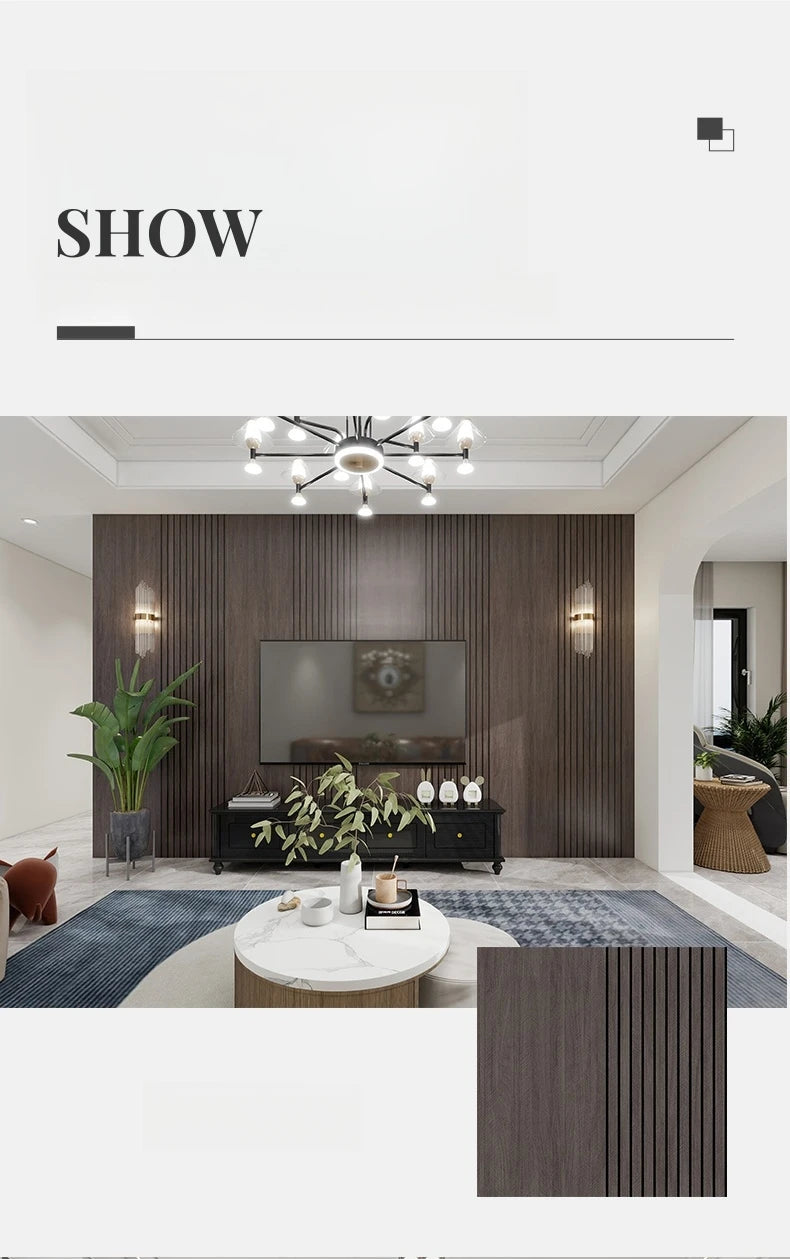 Half Grille Peel Adhesive Wallpaper Stripe 3D Thick