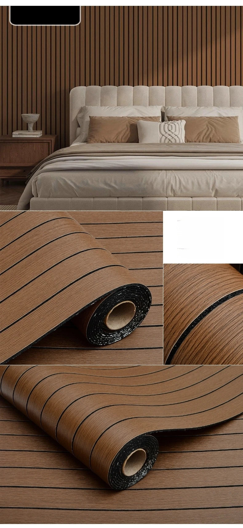 3D Faux Grille Peel and Stick Wallpaper