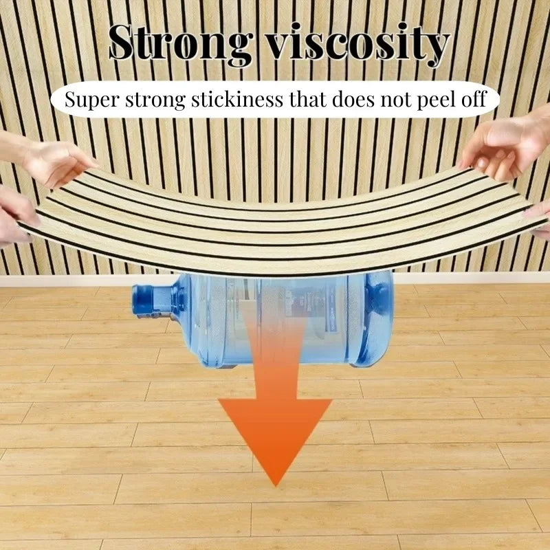 Wall Stickers Self Adhesive Grille wood grain