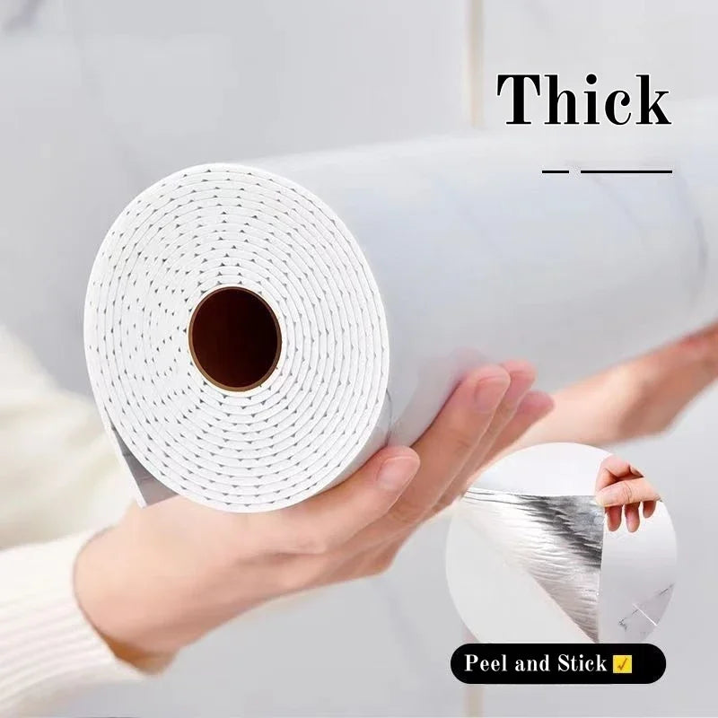 Thick Foam Marble  Peel Wall Stickers  Self Adhesive