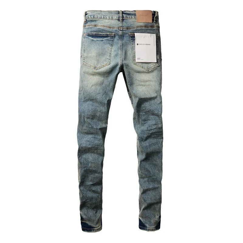 Men s jeans Brand high street patches