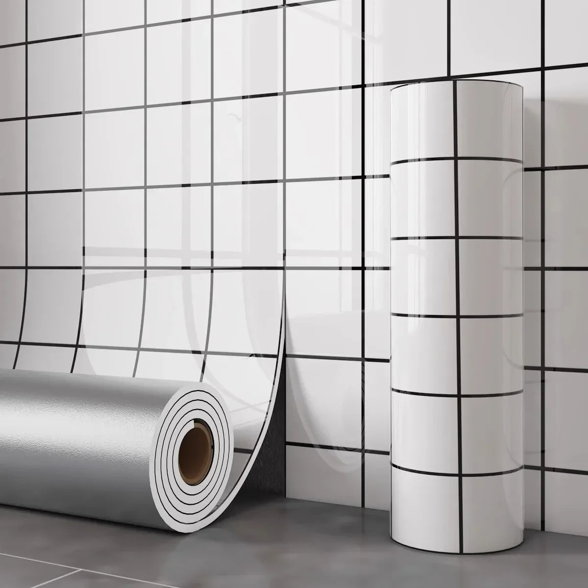 Thick Foam Marble  Peel Wall Stickers  Self Adhesive