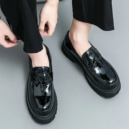 Toe Shoes Tassel Loafers Mens