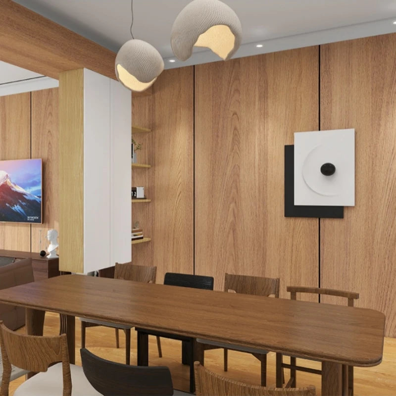 Wood grain Self Adhesive Wall Sticker Aluminum Film