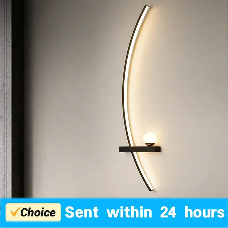 LED Wall Lamps Minimalist Stripes