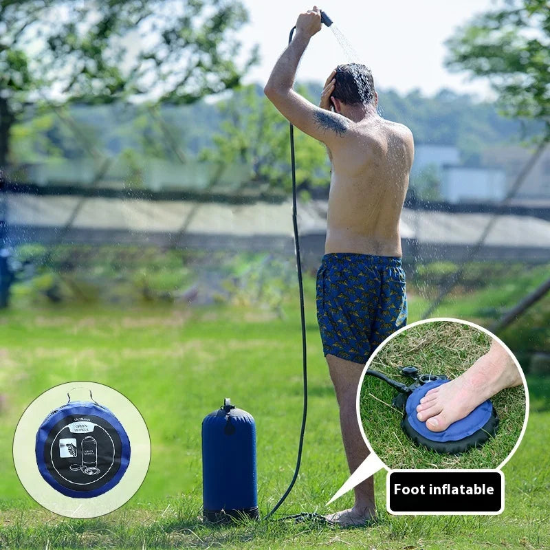 Shower Portable 11L Inflatable Water Bag Camping