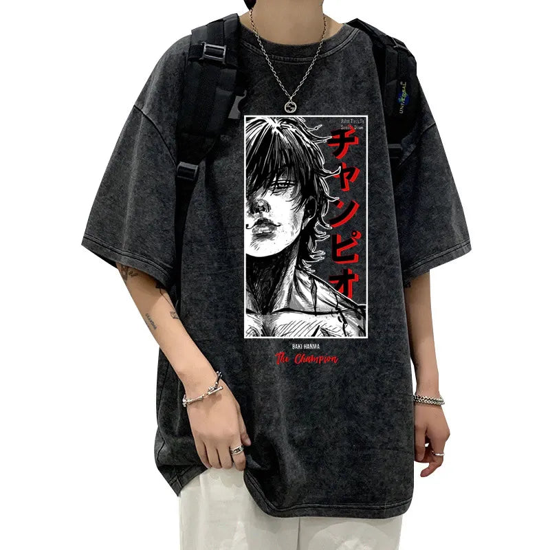 Anime Baki Hanma TShirts Unisex