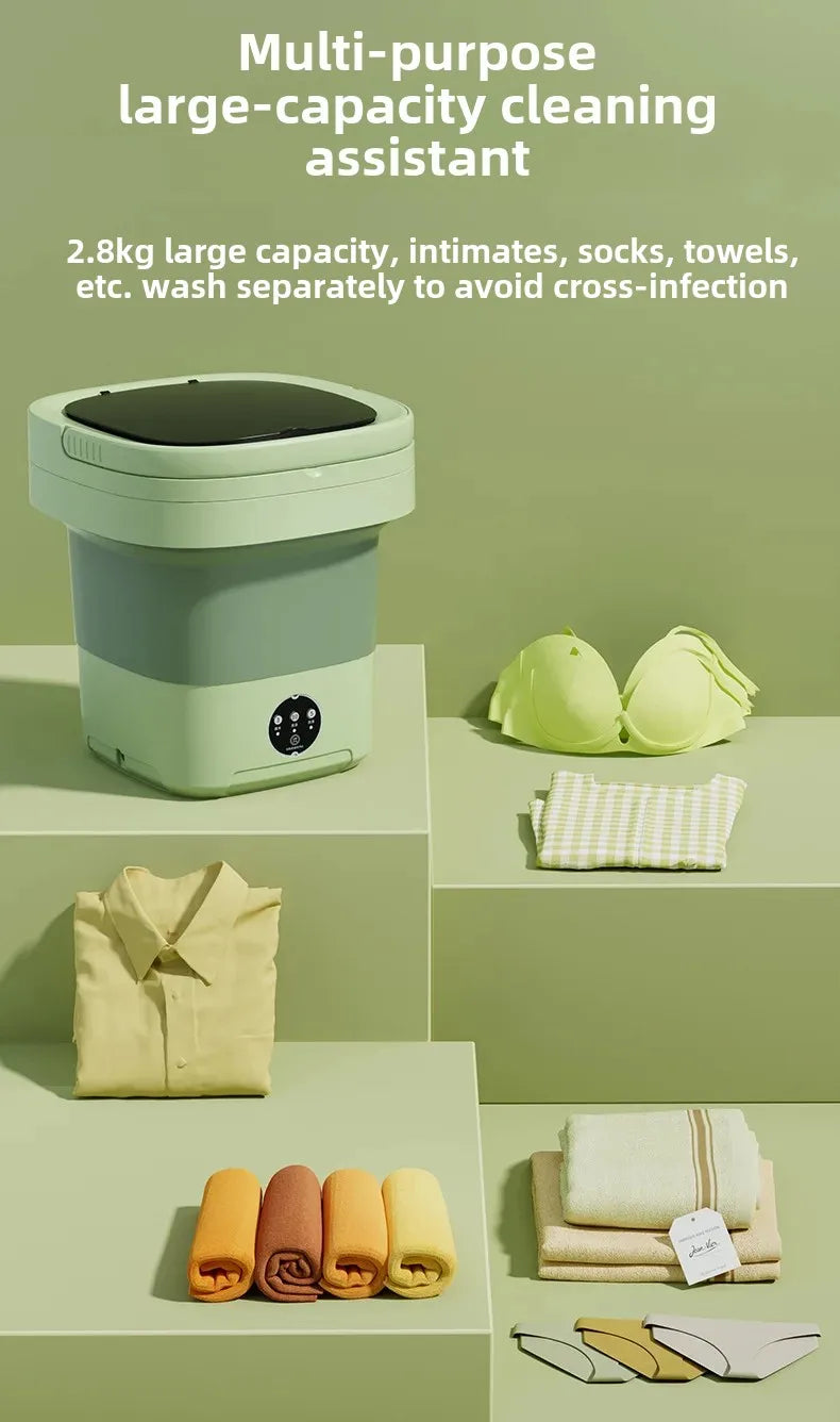 Portable Washing Machine,Spin Dryer For Socks Underwear Panties