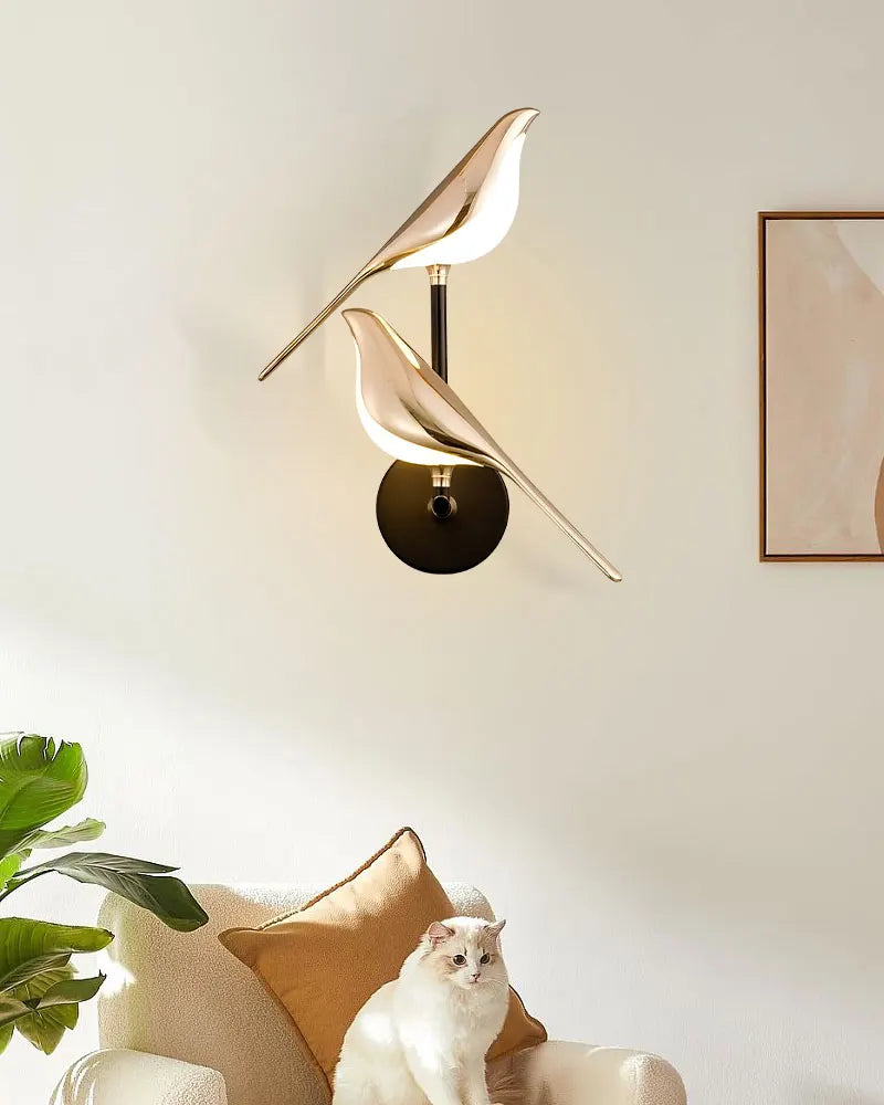 Wall Lamps for Bedside TV Background Gold Silver