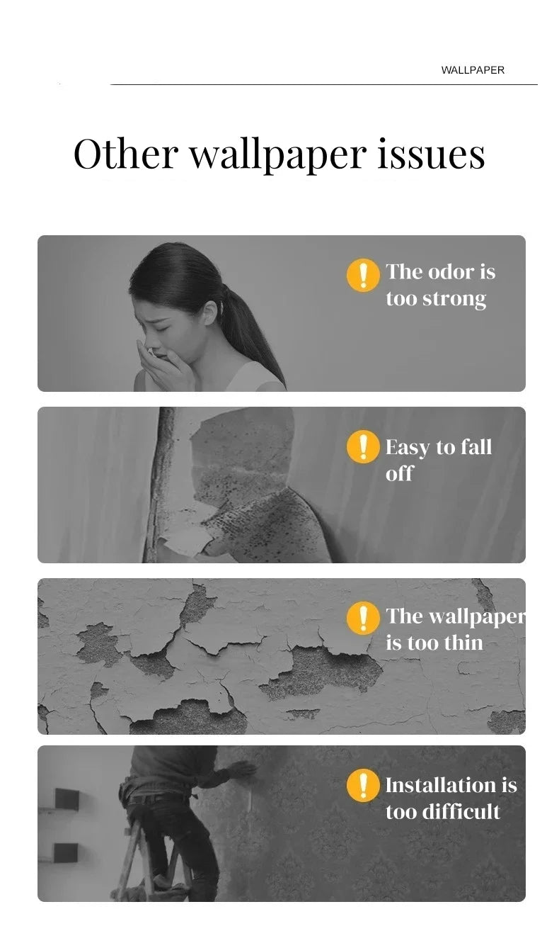 Thick Foam Marble  Peel Wall Stickers  Self Adhesive