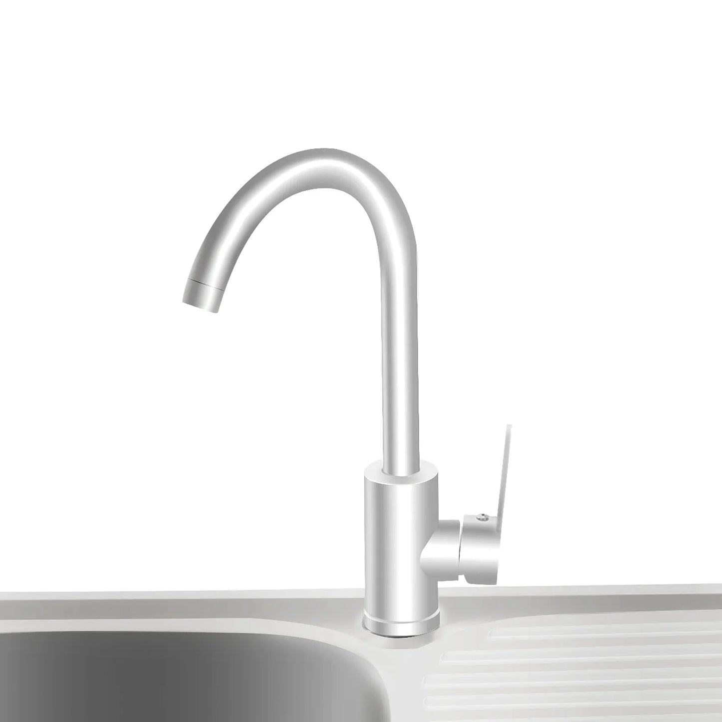 Kitchen Single Bowl Sink Free Standing Adjustable Faucet