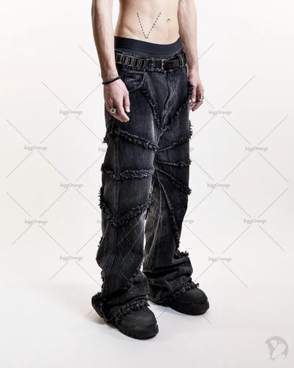 Retro High Oversized Jeans Men