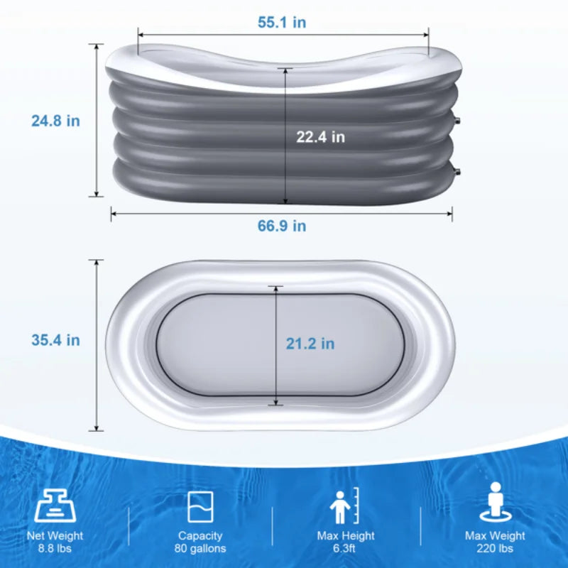 Inflatable Bathtub for Adults