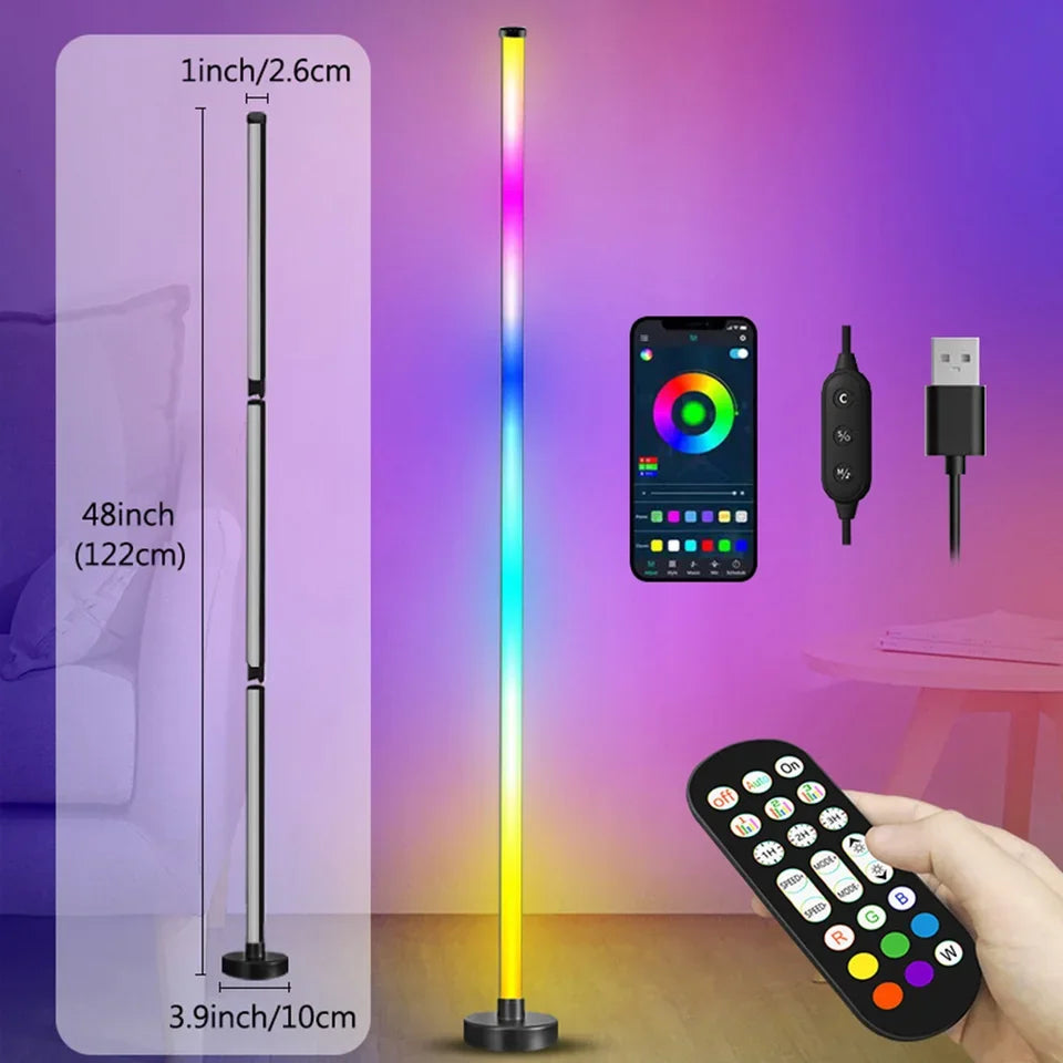 Smart LED Floor Lamp RGB Remote & APP Control Music